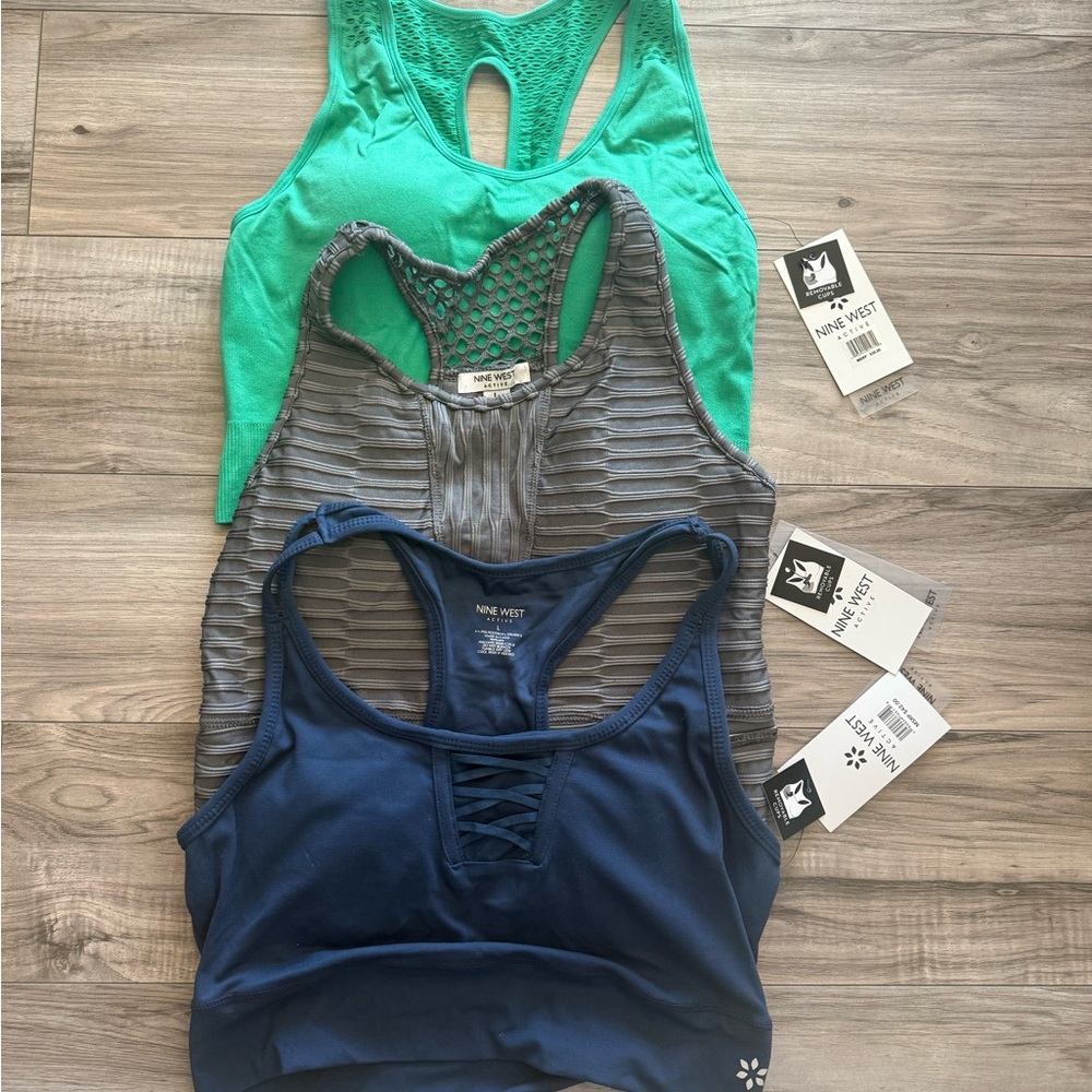 Nine West sports bra/crop top bundle